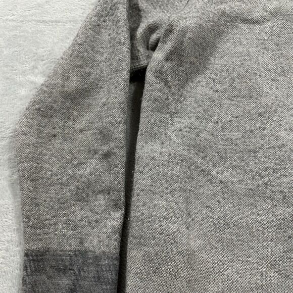 Calvin Klein CK‎ Sweater Men 2XL Grey Italian Hilo Yarn V-Neck Merino Wool READ - Picture 9 of 11